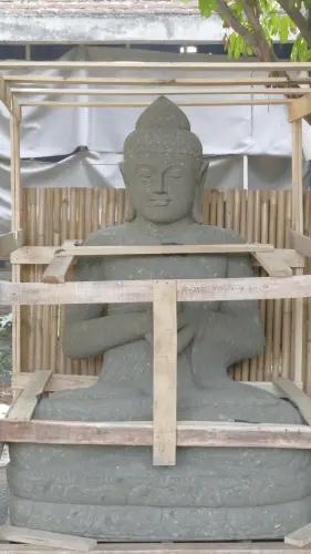 Product image of the product “Seated Buddha, 209cm high, natural green ”